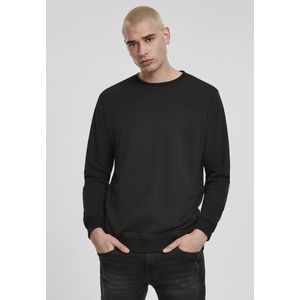 Urban Classics - Basic Terry Crew Sweater/trui - Zwart