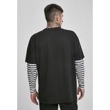 Urban Classics Oversized Double Layer Striped LS Tee