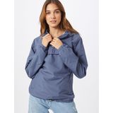 Urban Classics - Windbreaker - Dames Pullover Jas - Vintage Blauw - Materiaal: Polyester