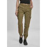 Urban Classics - High Waist Cargobroek Groen