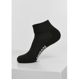 Urban Classics - High Sneaker Socks - Sokken - Zwart - 80% Katoen