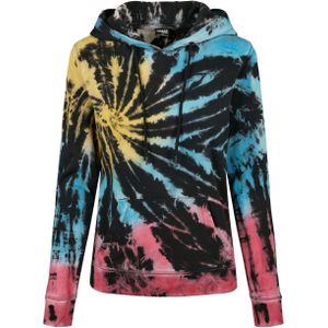 Urban Classics - Tie Dye Hoodie/trui - Zwart
