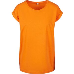 Build Your Brand - Extended Shoulder T-shirt - Dames - Casual Basic