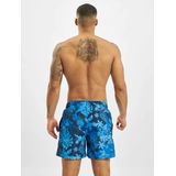 URBAN CLASSICS - Patroon Zwemshort - Multicolor - Polyester