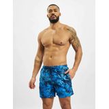 URBAN CLASSICS - Patroon Zwemshort - Multicolor - Polyester