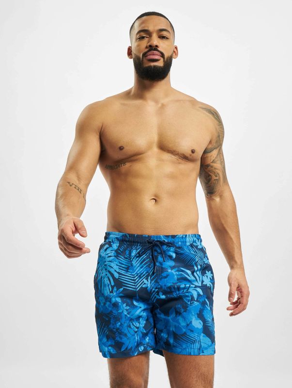 URBAN CLASSICS - Patroon Zwemshort - Multicolor - Polyester