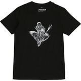 Marvel Spiderman Kinder Tshirt -Kids 110- Spiderman Scratched Zwart