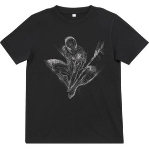 Marvel Spiderman Kinder Tshirt -Kids 110- Spiderman Scratched Zwart