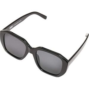 Urban Classics 113 UC-zonnebril, uniseks zonnebril, zwart/zwart, Eén maat
