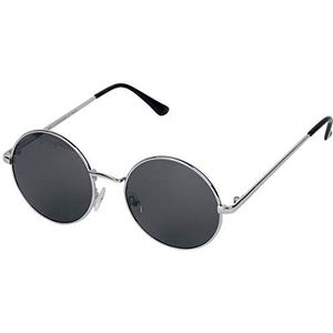 Urban Classics 107 UC zonnebril voor dames en heren, verkrijgbaar in vele verschillende kleuren, eenheidsmaat, zilver/grijs, One Size