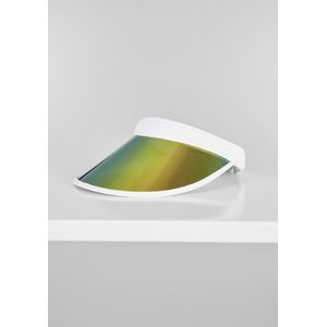 Urban Classics - Holographic Visor white/multicolor one size Visor/zonneklep - Wit/Multicolours