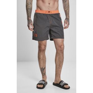 Urban Classics - Uc Logo - Zwembroek - Donker met Contrasterende Elementen - 100% Polyester