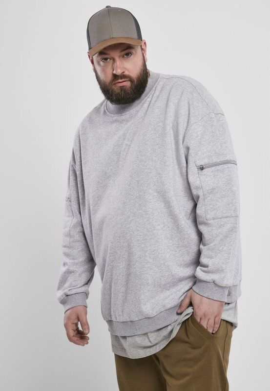 Urban Classics - Training Terry Sweater/trui - Grijs