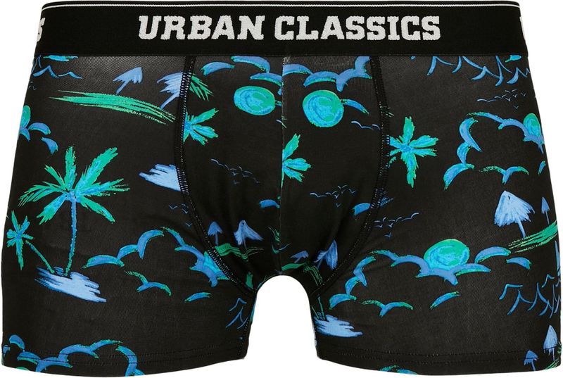 Urban Classics - 3Pack Island Boxershorts set - S - Grijs