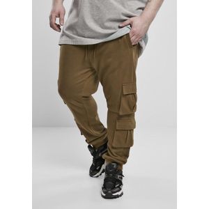 Urban Classics - Double Pocket Terry Heren joggingbroek - Groen