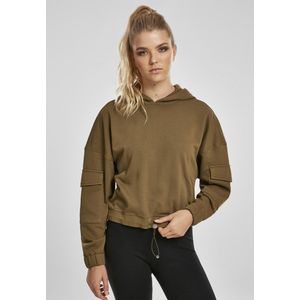Sweatshirt - Effen - Sweatstof - Capuchon - Lange Mouw