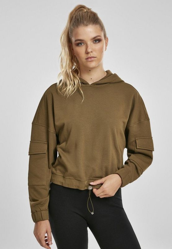 Sweatshirt - Effen - Sweatstof - Capuchon - Lange Mouw