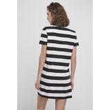 Urban Classics - Stripe Boxy Tee - Korte Jurk - Zwart/Wit