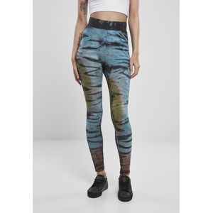 Leggings - Tie Dye - Katoen - Elastisch - Hoge Tailleband
