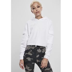 Urban Classics - Short Worker Hoodie/trui - Wit