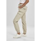 Urban Classics High Waist Jogging Cargobroek Creme