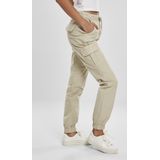 Urban Classics - High Waist Jogging Cargobroek - Creme