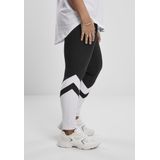 Urban Classics - Arrow High Waist Legging - Zwart/Wit