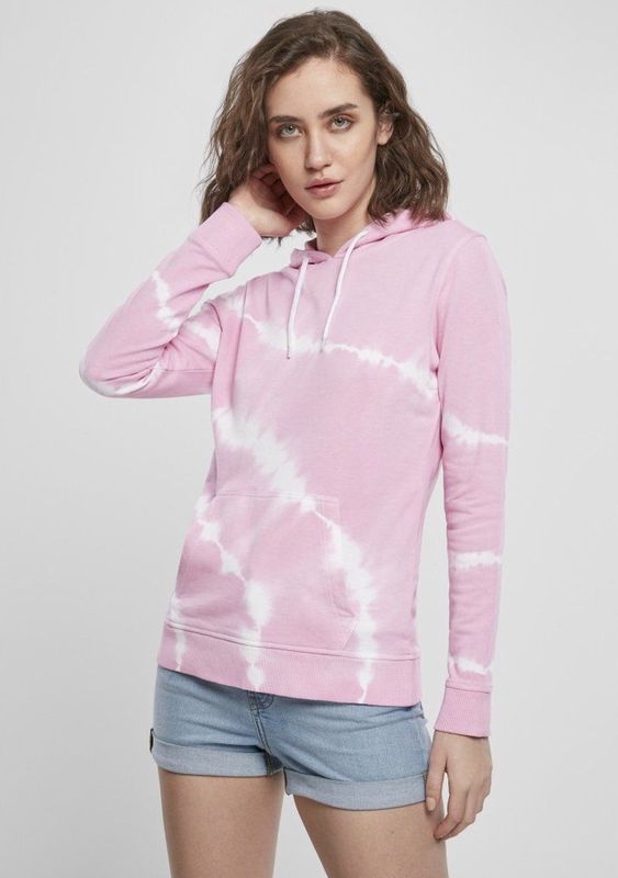 Urban Classics - Dames Sweatshirt - Tie Dye - Comfortabele Hoodie