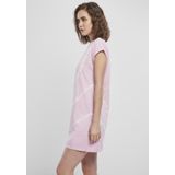 Urban Classics - Tie Dye Korte Jurk - Roze - Katoen