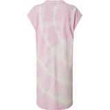 Urban Classics - Tie Dye Korte Jurk - Roze - Katoen