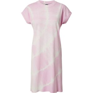 Urban Classics - Tie Dye Korte Jurk - Roze - Katoen