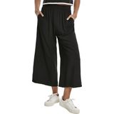 Urban Classics - Ladies Wide Viscose Culotte black Flared broek - Zwart