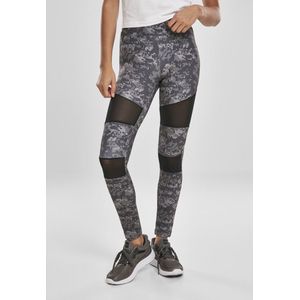 Urban Classics - Camo Tech Mesh Legging   Zwart/Grijs