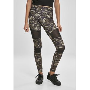 Urban Classics - Camo Tech Mesh Legging - Groen/Bruin