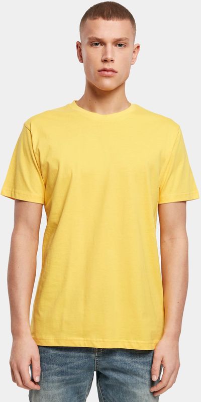Build your Brand T-Shirt Round Neck BY004 - TAXI YELLOW