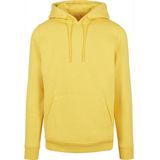 Build Your Brand Zware Hoody Sweatshirt met capuchon voor heren, Taxi Geel., XS