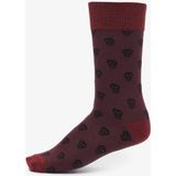 Urban Classics - Uniseks - Sokken - Bordeaux/Wit - 35-38 EU
