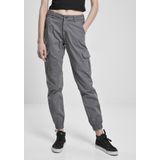 Urban Classics - High Waist Cargobroek   Grijs