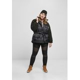 Damesfleecejack - Donker - Polyester - Met Opstaande Kraag