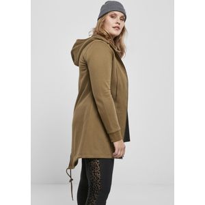 Urban Classics - Sweat Parka Vest met capuchon - Groen