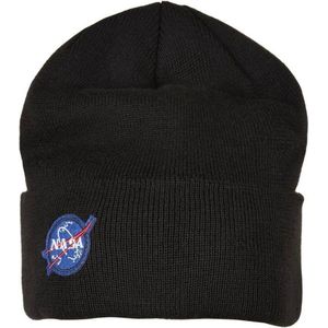 Mister Tee NASA - NASA Embroidery Beanie black one size Beanie Muts - Zwart