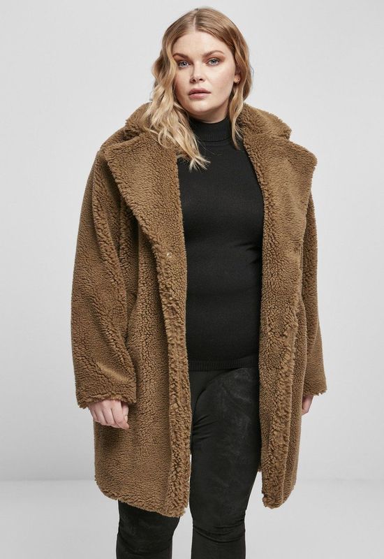 Urban Classics Oversized Sherpa-jas voor dames