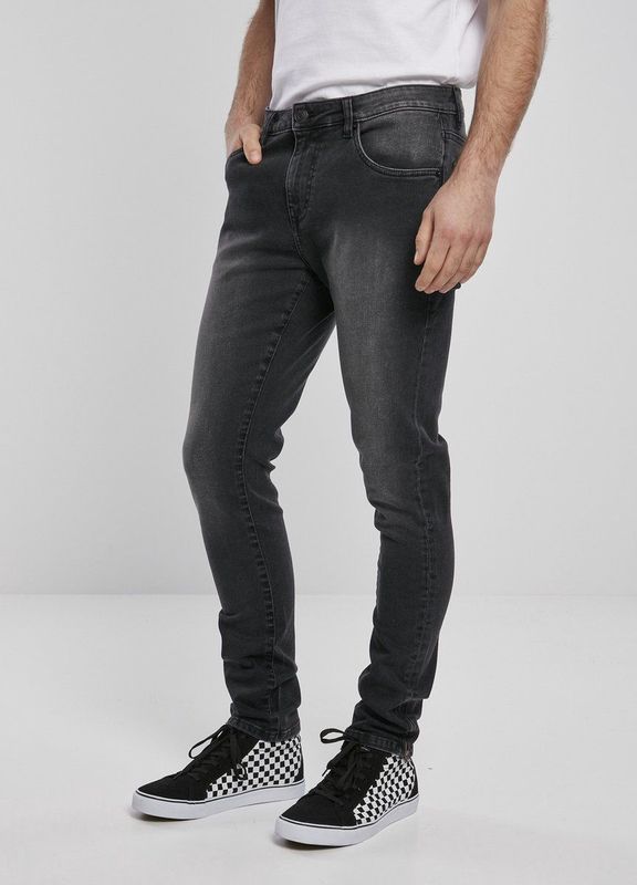 Urban Classics - Slim Fit Zip Skinny jeans/32 inch - Blauw