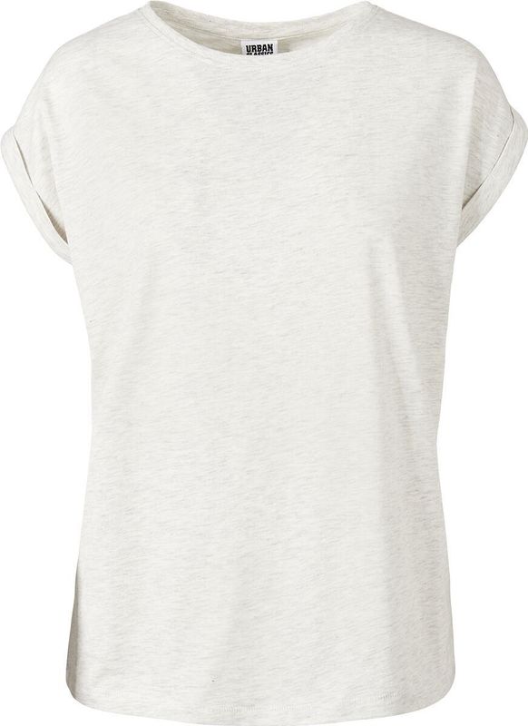 Urban Classics - Extended Shoulder Dames T-shirt - Grijs
