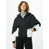 Urban Classics - 2-tone Batwing Jas - Damesjack - Licht Gewatteerd - Wijd Uitgesneden Vleermuismouwen