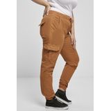 Urban Classics - High Waist Jogging Cargobroek - Bruin