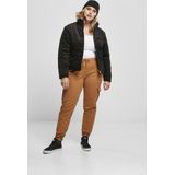 Urban Classics - High Waist Jogging Cargobroek - Bruin