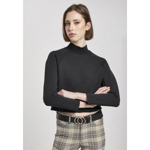 Urban Classics - Interlock Short Turtleneck Sweater/trui - Zwart