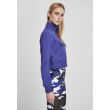 Urban Classics - Cropped Crinkle Nylon Jas - Zwart - 100% Polyester