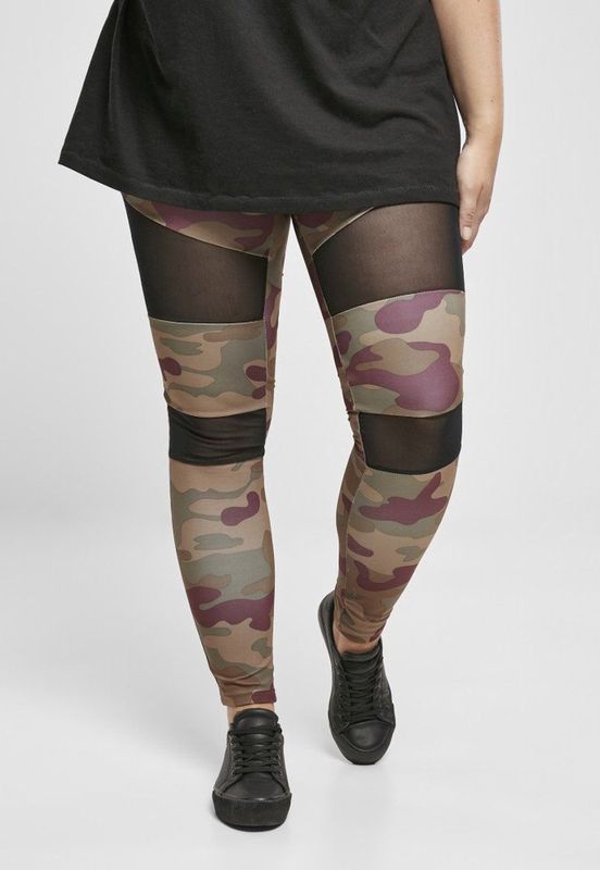 Urban Classics - Camo Tech Mesh Legging - Multicolours